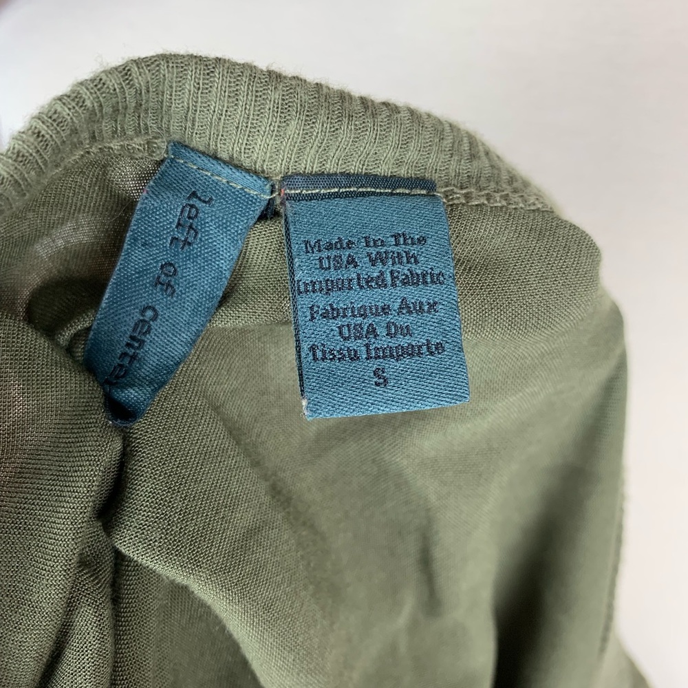 Left of Center Asymmetrical Long Sleeve Top, Sz S - Picture 6 of 7